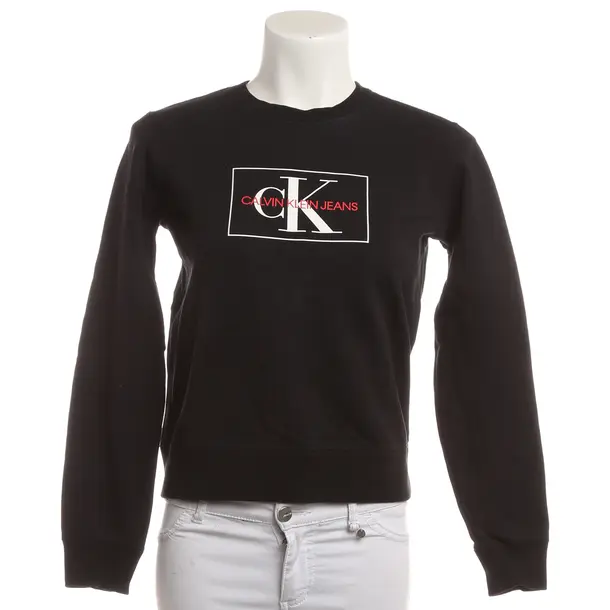 Felpa, in Nero, Cotone, Calvin Klein