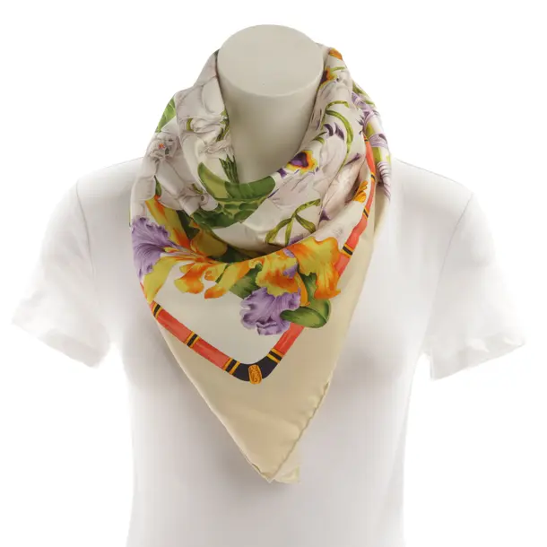 Shawl, in Multicolored, Silk, Cartier