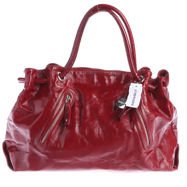 Schultertasche, in Rot, Leder, Furla