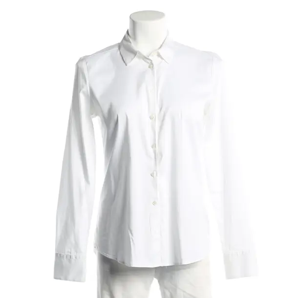 Blouse, in White, Cotton, Van Laack