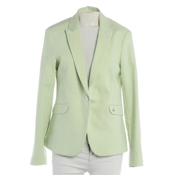 Blazer, in Green, Cotton, Mos Mosh