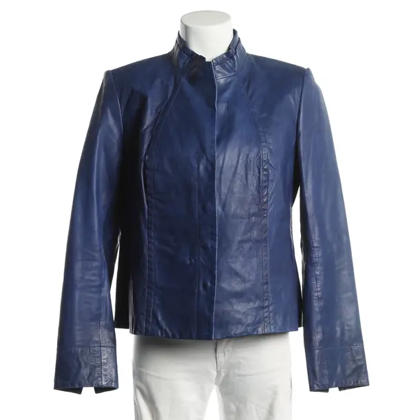 Giacca in pelle, in Blu, Pelle, Riani