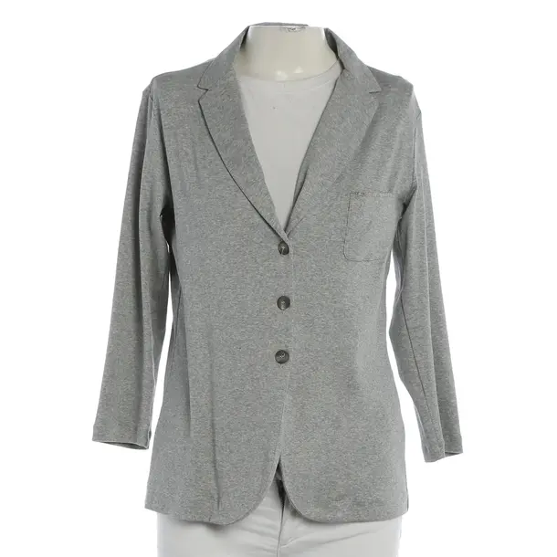 Cardigan, in Gray, Cotton, Fabiana Filippi