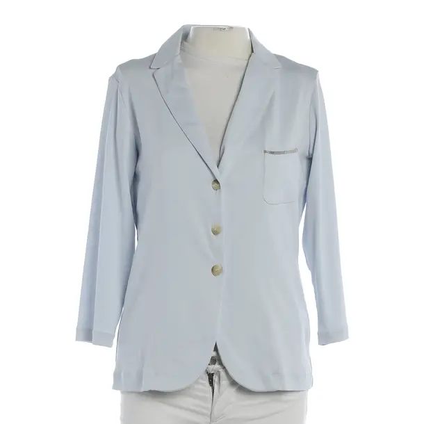 Cardigan, in Light Blue, Cotton, Fabiana Filippi