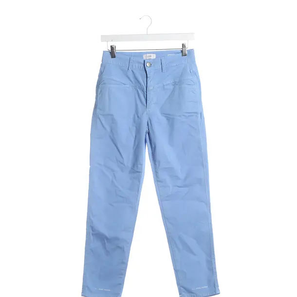 Pantaloni, in Azzurro, Cotone, Chiuso