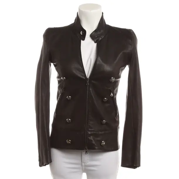 Lederjacke, in Schwarz, Leder, Strenesse