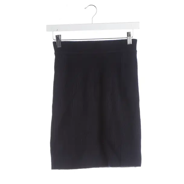 Rock, in Navy, Viskose, Helmut Lang