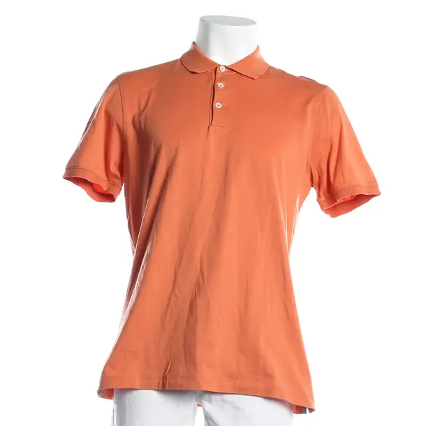 Poloshirt, in Orange, Baumwolle, Brunello Cucinelli