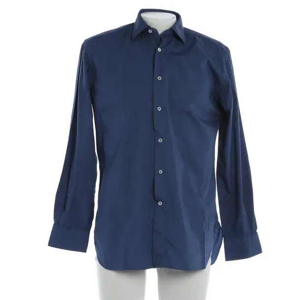 Shirt, in Blue, Cotton, Zegna