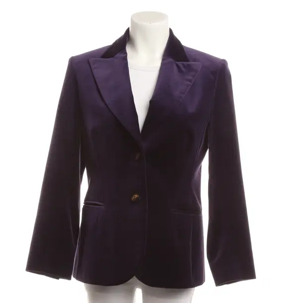 Blazer, in Viola scuro, Cotone, Burberry Londra