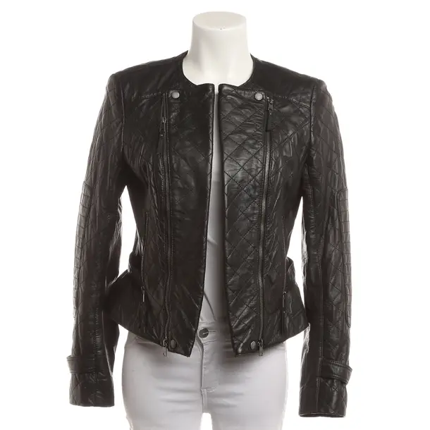 Giacca in pelle, in Nero, Pelle, Marc Cain
