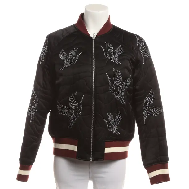 Bomber Jacket, in Multicolored, Viscose, Sandro