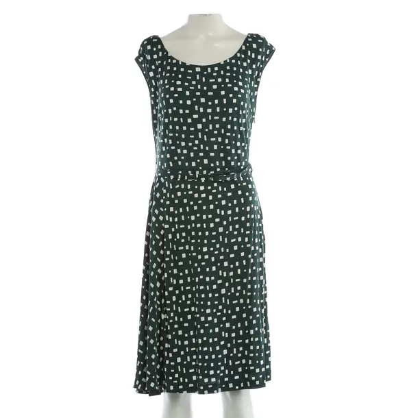 Kleid, in Dunkelgrün, Seide, Prada