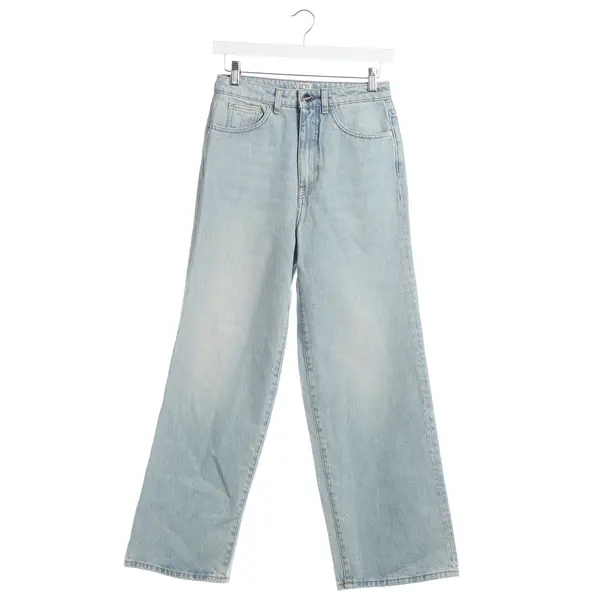 Jeans straight fit, in Azzurro, Cotone, Totême