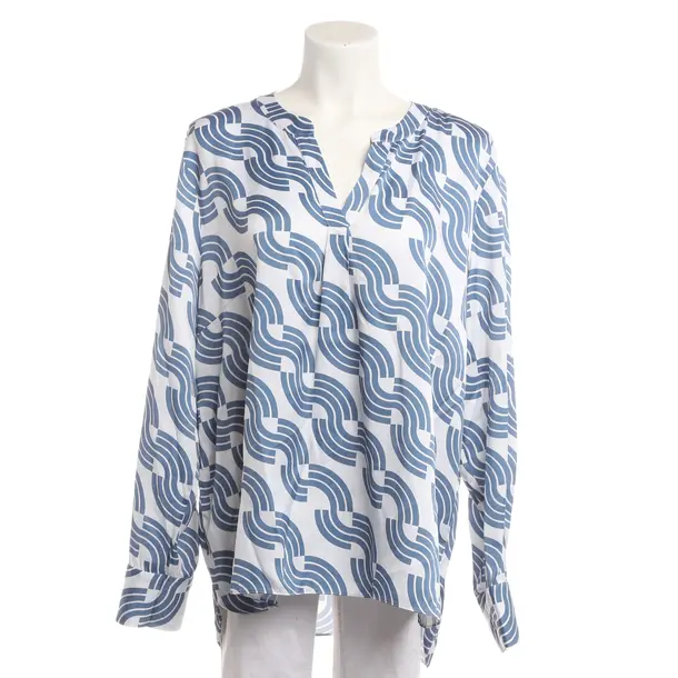 Bluse, in Blau, Seide, Herzensangelegenheit
