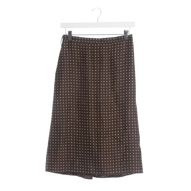 Rock, in Braun, Seide, Max Mara