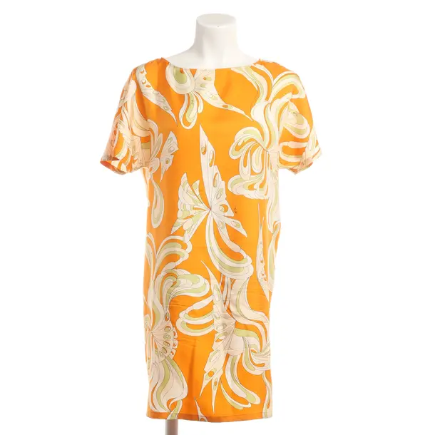 Dress, in Orange, Silk, Emilio Pucci