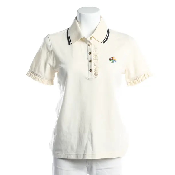 Poloshirt, in Cream, Baumwolle, Tory Burch
