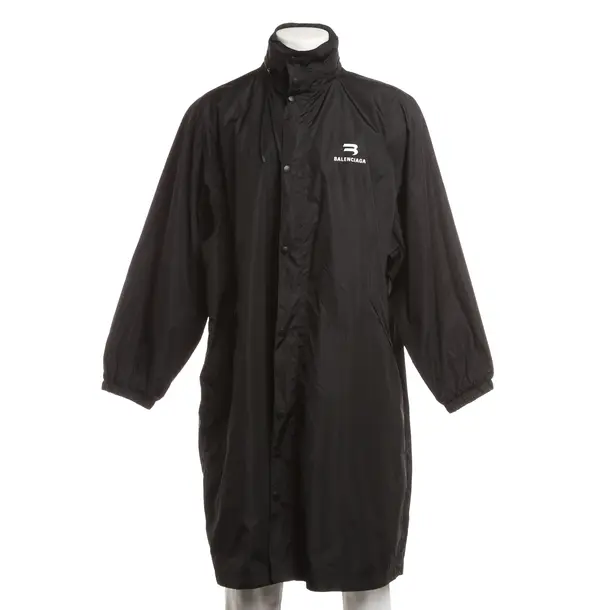 Overcoat, in Black, Polyamide, Balenciaga