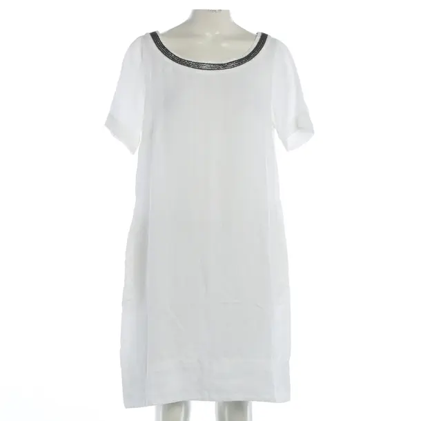Kleid, in Weiß, Leinen, 0039 Italy