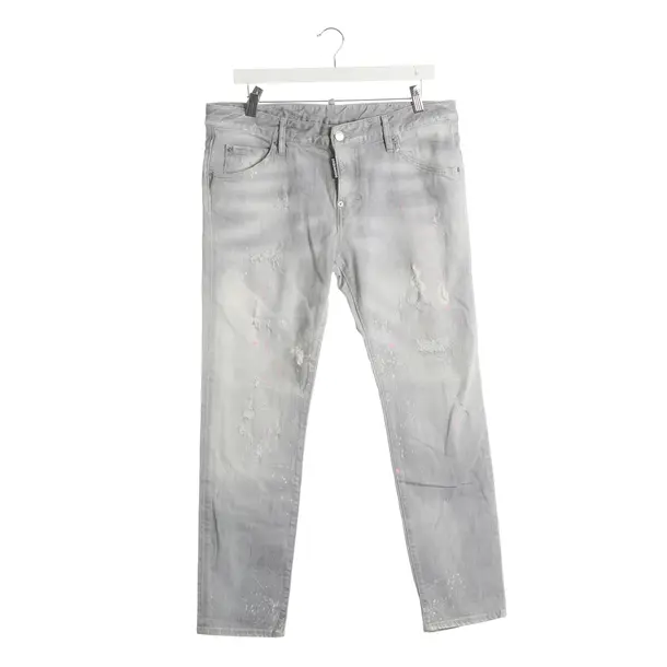 Slim Fit Jeans, in Light Gray, Cotton, Dsquared