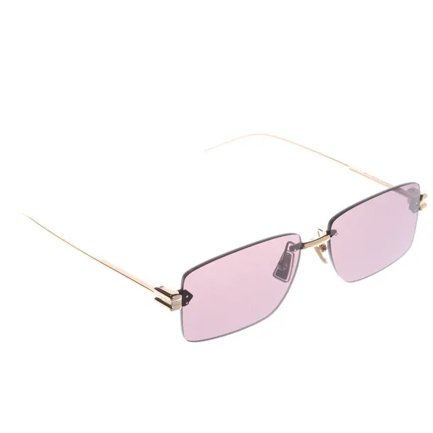 Sunglasses, in Gold, Synthetic / Metal, Bottega Veneta