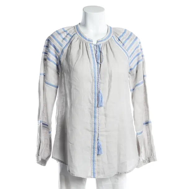 Bluse, in Hellgrau, Leinen, Steffen Schraut