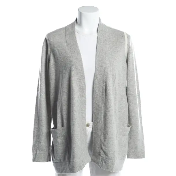 Cardigan, in Gray, Cashmere, Repeat