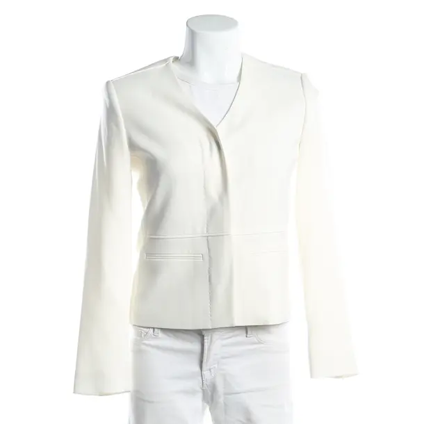 Blazer, in White, Cotton, Strenesse