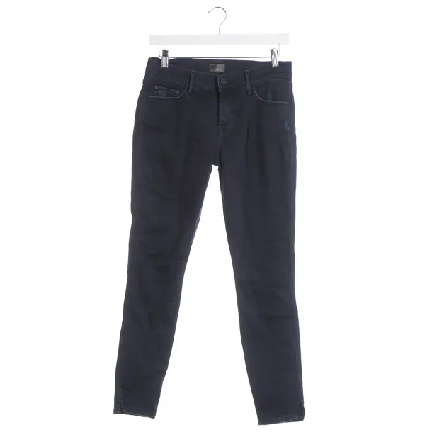 Skinny Jeans, in Navy, Cotton, Mother