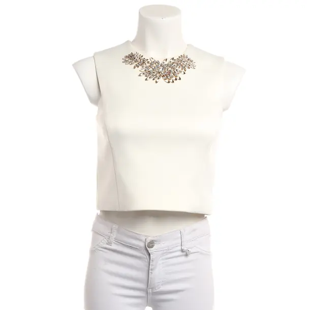 Top, in White, Polyester, Ted Baker