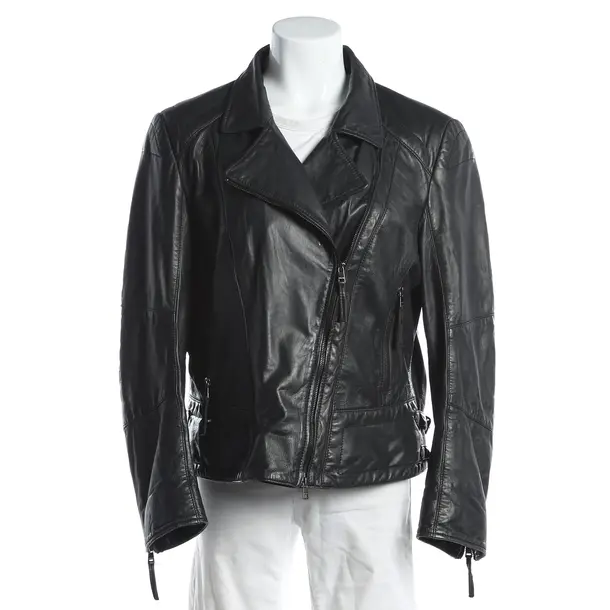 Lederjacke, in Schwarz, Leder, Marc Cain