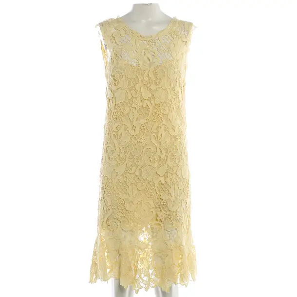 Dress, in Yellow, Cotton, Ermanno Scervino