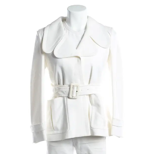 Blazer, in White, Viscose, Miu Miu