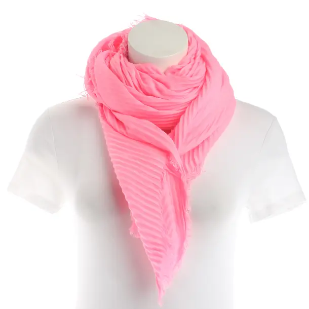 Shawl, in Neon Pink, Cotton, Marc Cain
