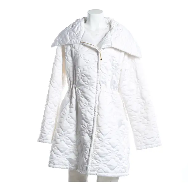 Wintermantel, in Weiß, Polyester, Escada
