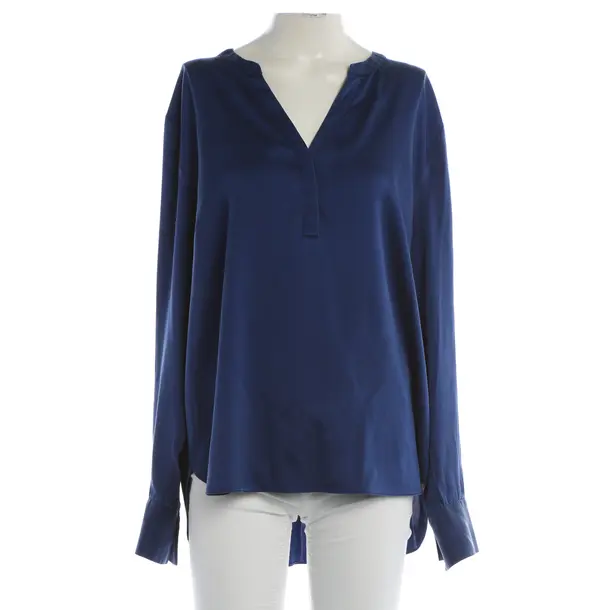 Bluse, in Blau, Seide, Herzensangelegenheit