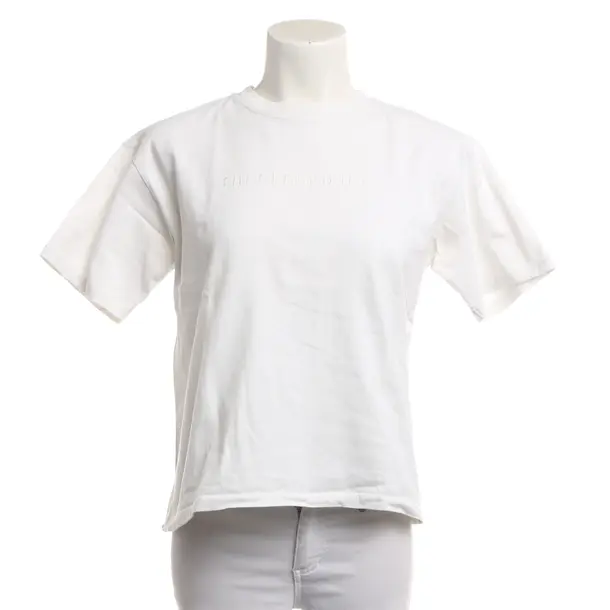 Shirt, in White, Cotton, Closed