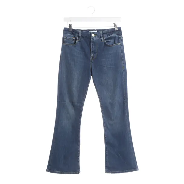 Flared Jeans, in Blue, Cotton, Frame
