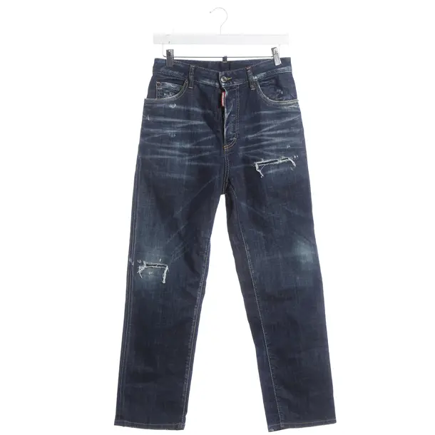 Straight Fit Jeans, in Blue, Cotton, Dsquared