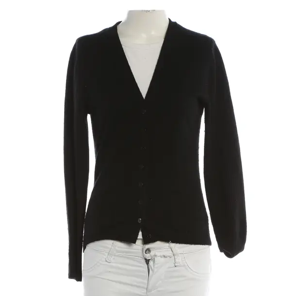 Strickjacke, in Schwarz, Wolle, GC Fontana