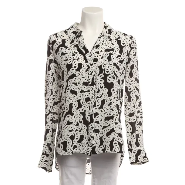 Bluse, in Schwarz, Seide, Diane von Furstenberg