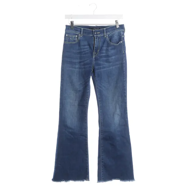 Flared Jeans, in Blue, Cotton, Jacob Cohen