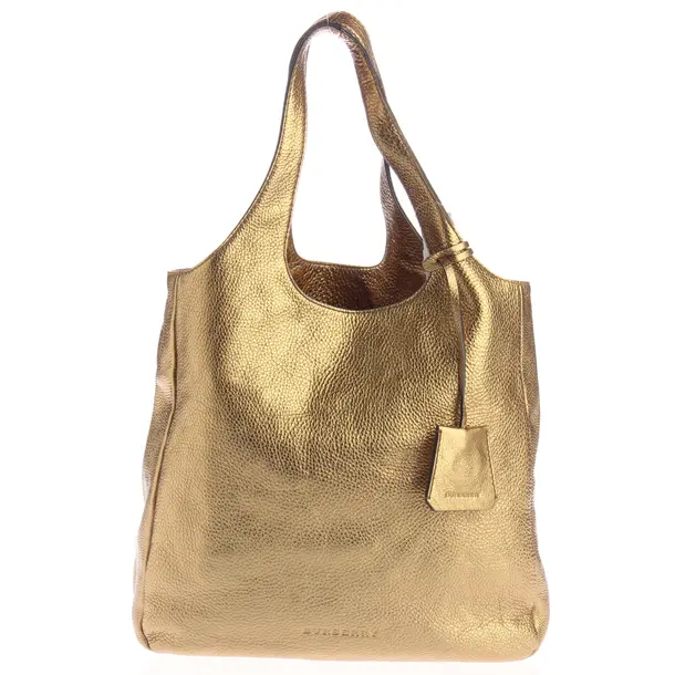 Shopper, in Gold, Leder, Burberry
