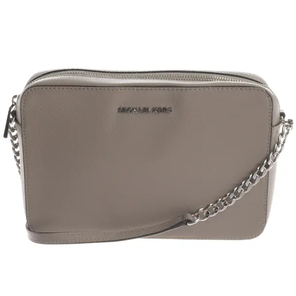 Umhängetasche, in Grau, Leder, Michael Kors
