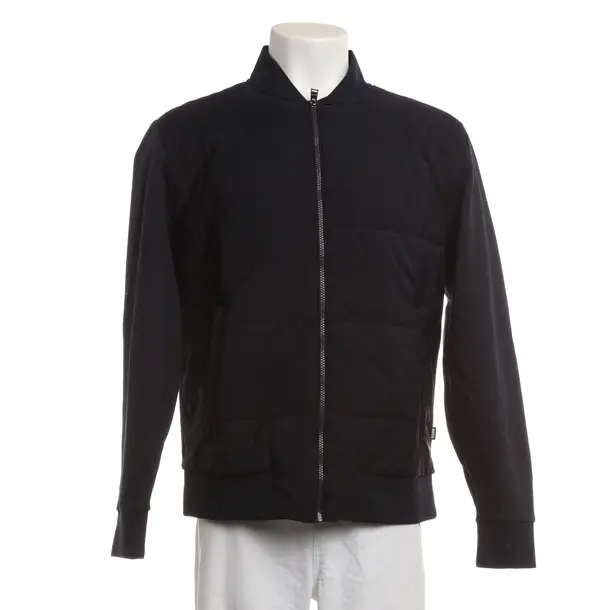 Bomber Jacket, in Navy, Cotton, Hugo Boss