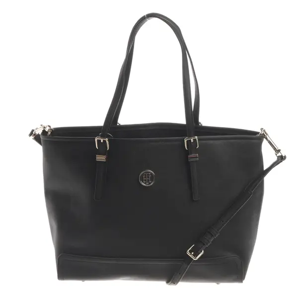 Shoulder Bag, in Black, Polyurethane, Tommy Hilfiger