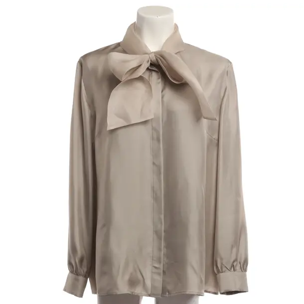 Bluse, in Hellgrau, Seide, Van Laack