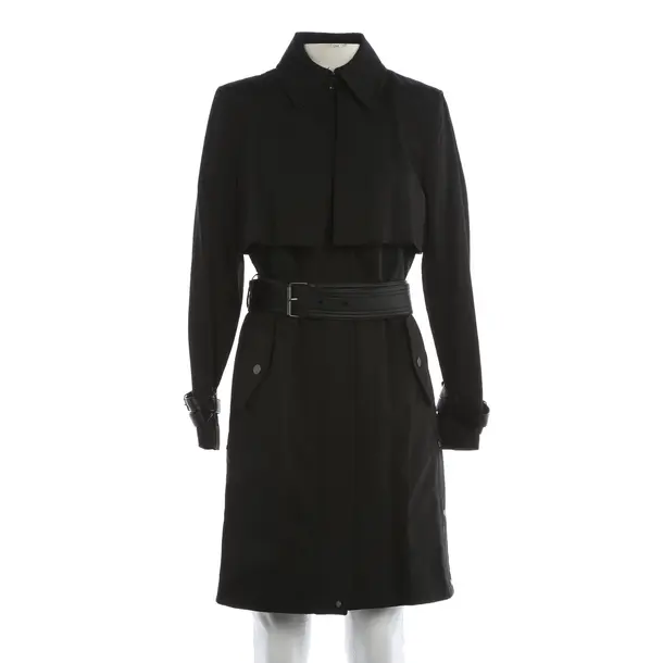 Trenchcoat, in Schwarz, Baumwolle, Karl Lagerfeld