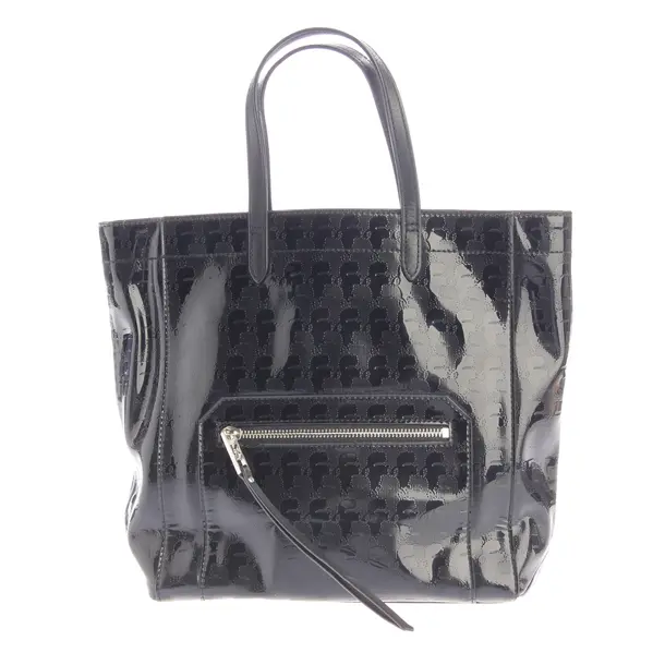 Handtasche, in Schwarz, Polyurethan, Karl Lagerfeld